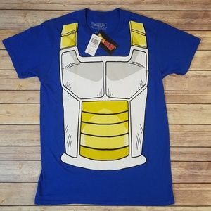 Dragon Ball Z Vegeta Blue Costume Tee Small NWT